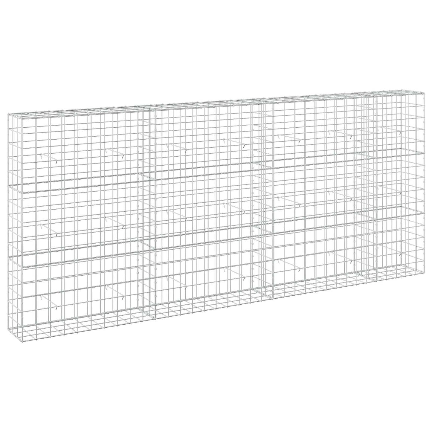 vidaXL Γκαμπιόν με σύρμα 3,5 mm και πλέγμα 10x10 cm 350x30x150 εκ.