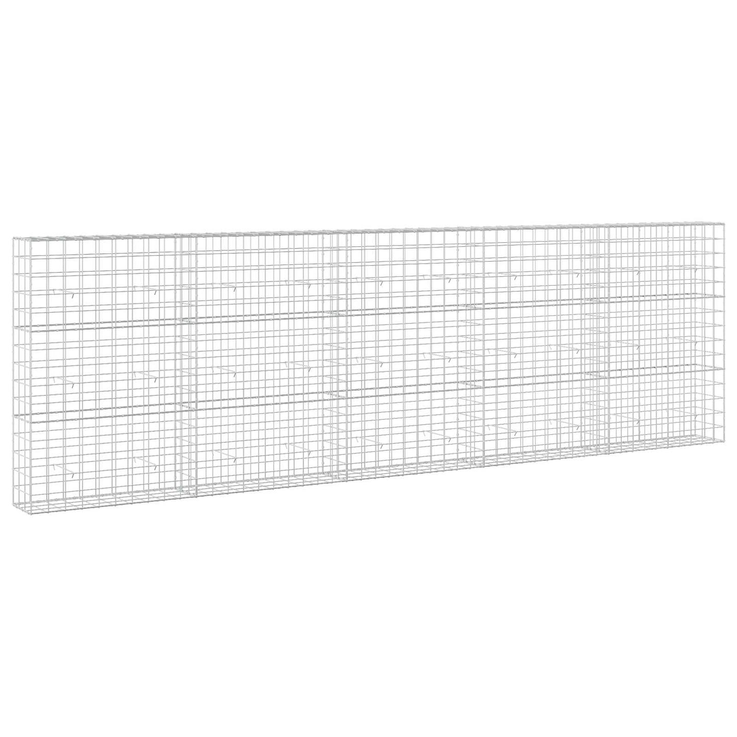 vidaXL Γκαμπιόν με σύρμα 3,5 mm και πλέγμα 10x10 cm 500x30x150 εκ