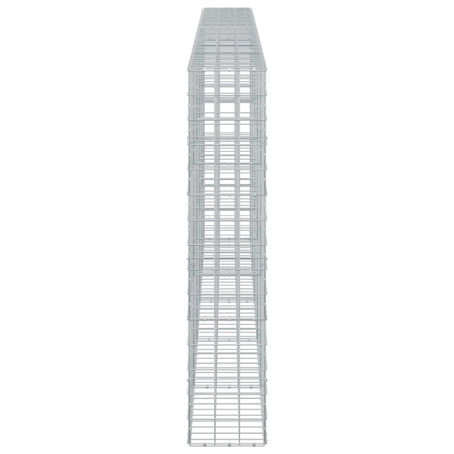 vidaXL Γκαμπιόν με σύρμα 3,5 mm και πλέγμα 10x10 cm 500x30x150 εκ
