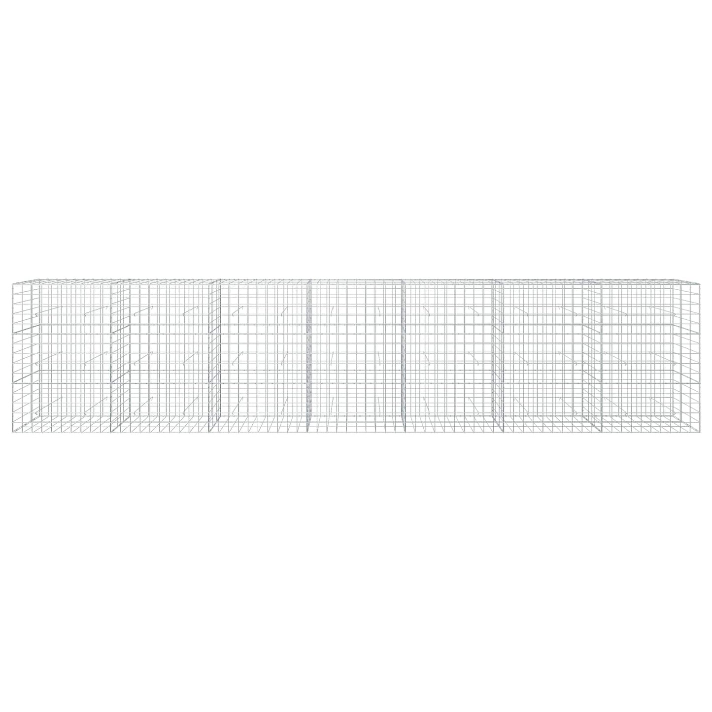 vidaXL Γκαμπιόν με σύρμα 3,5 mm και πλέγμα 10x10 cm 700x30x150 εκ