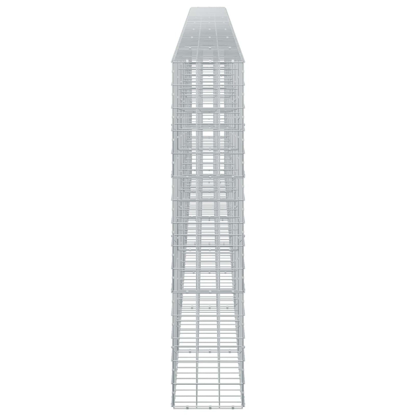 vidaXL Γκαμπιόν με σύρμα 3,5 mm και πλέγμα 10x10 cm 750x30x150 εκ
