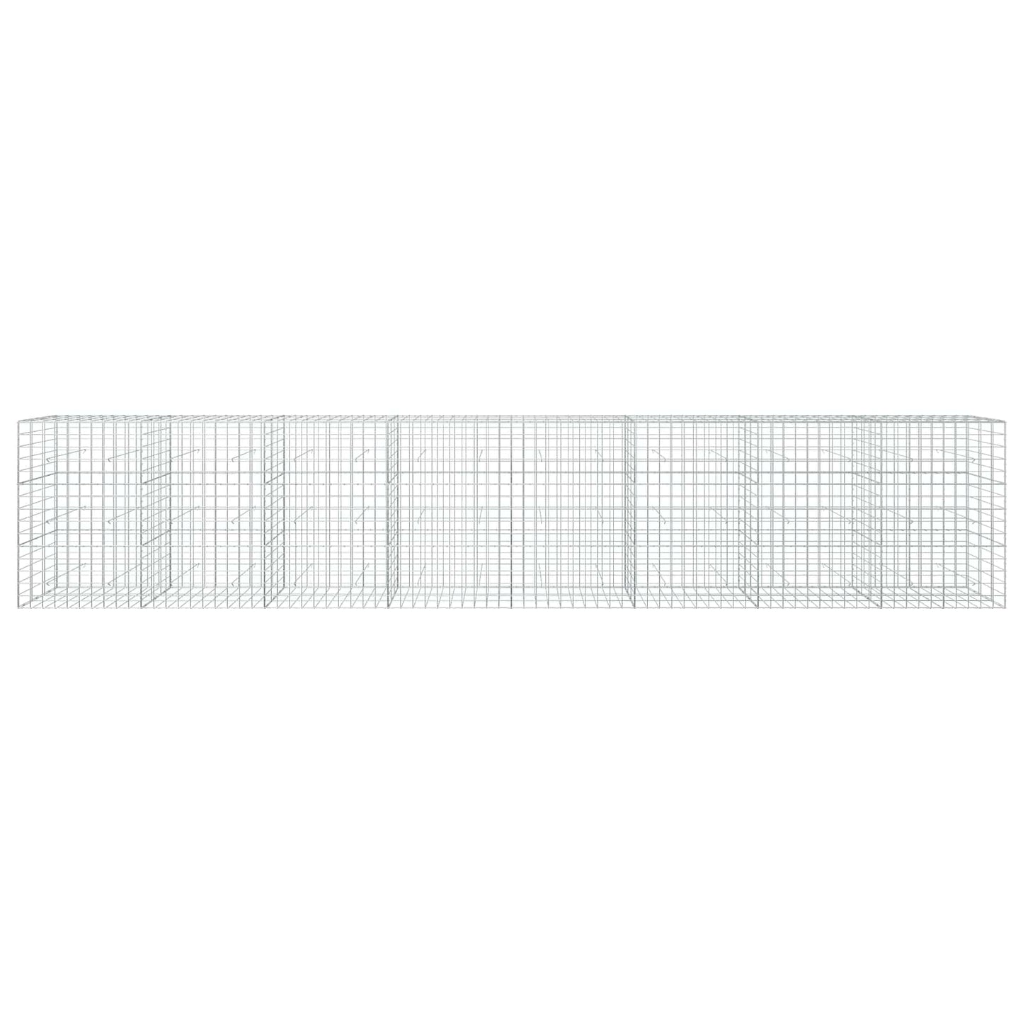 vidaXL Γκαμπιόν με σύρμα 3,5 mm και πλέγμα 10x10 cm 800x30x150 εκ