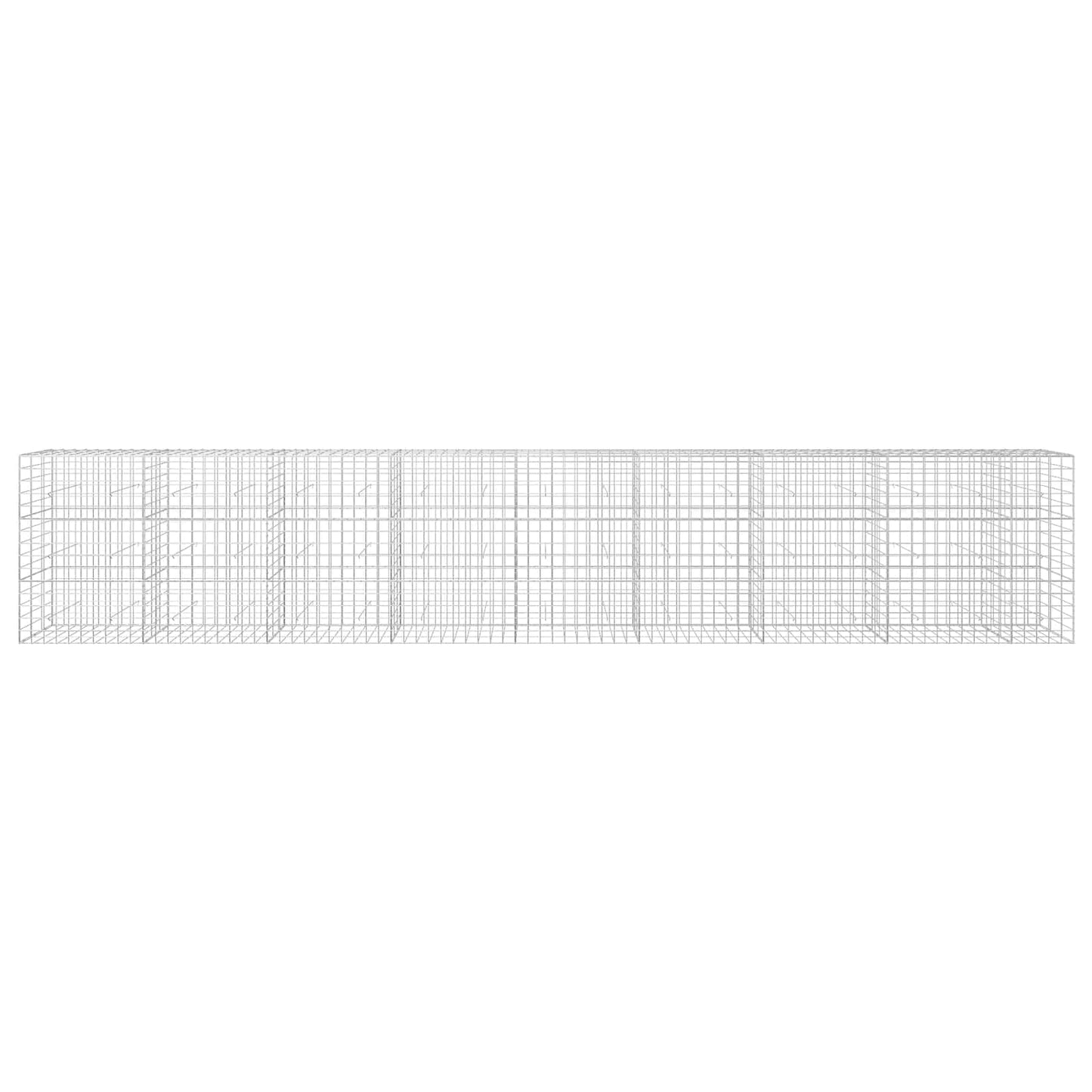 vidaXL Γκαμπιόν με σύρμα 3,5 mm και πλέγμα 10x10 cm 850x30x150 εκ