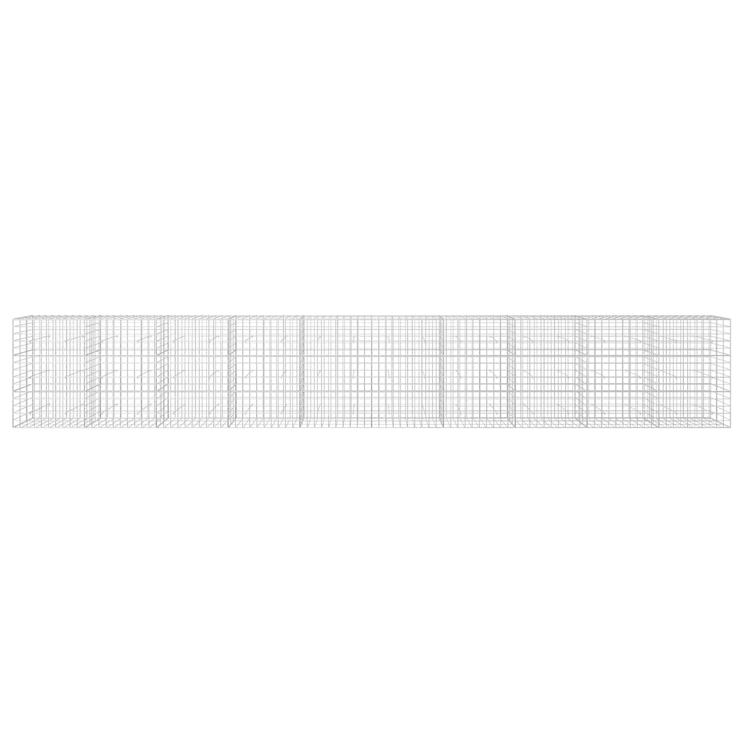 vidaXL Γκαμπιόν με σύρμα 3,5 mm και πλέγμα 10x10 cm 1000x30x150 εκ.