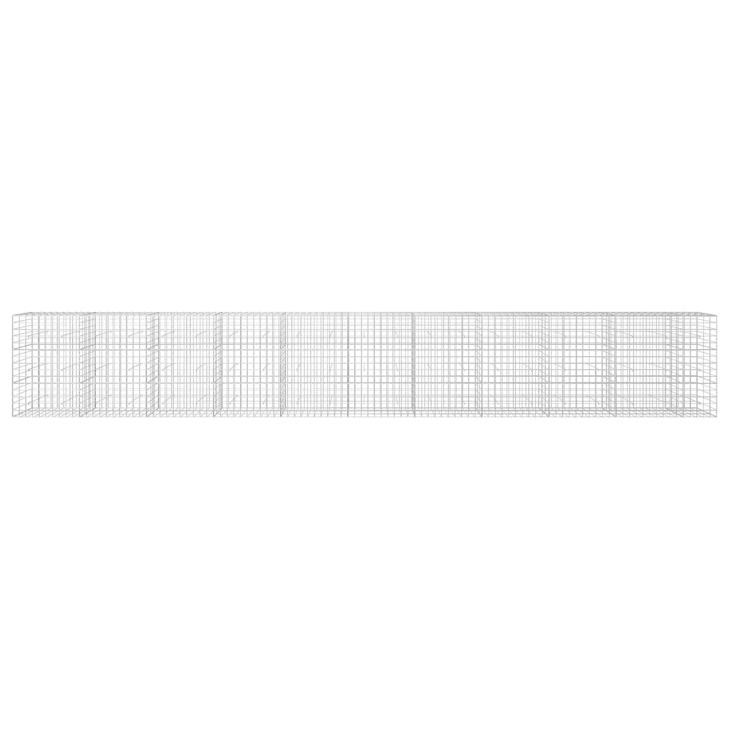 vidaXL Γκαμπιόν με σύρμα 3,5 mm και πλέγμα 10x10 cm 1050x30x150 εκ.
