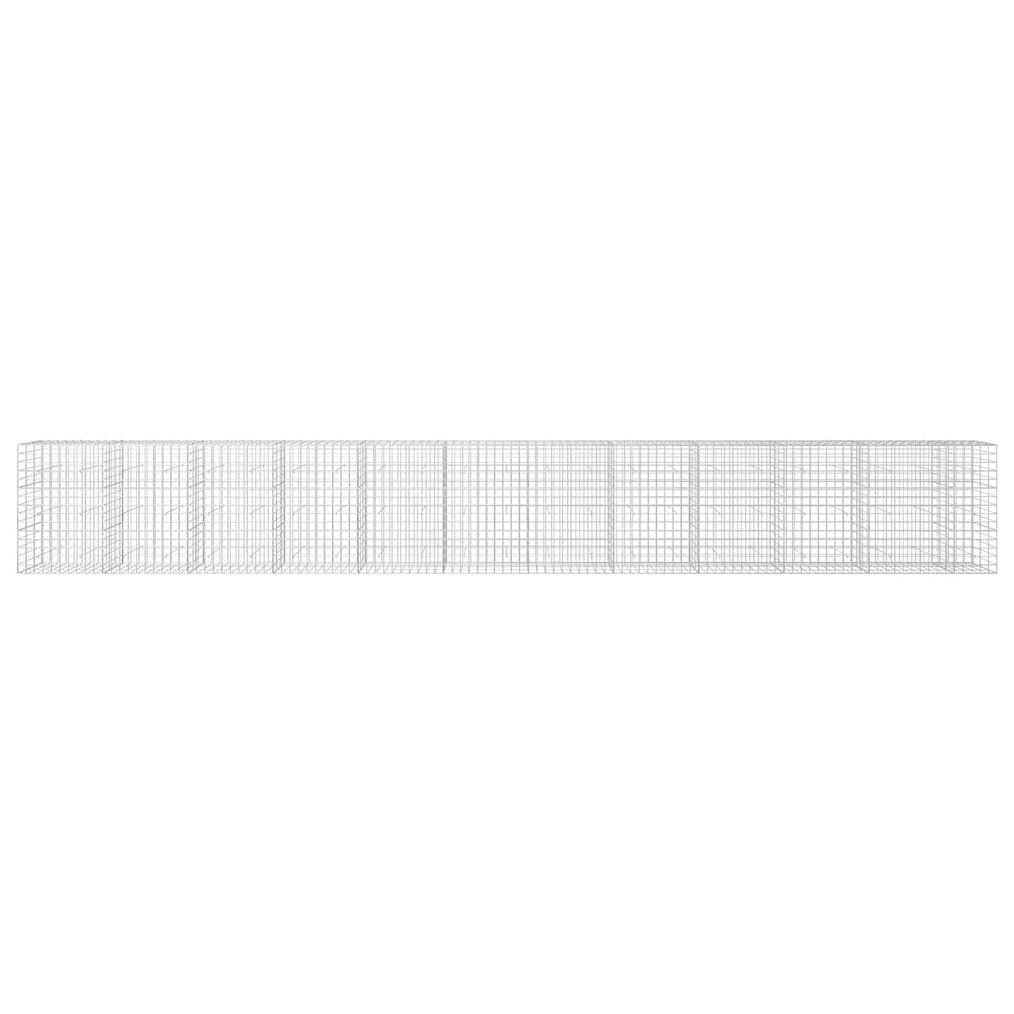 vidaXL Γκαμπιόν με σύρμα 3,5 mm και πλέγμα 10x10 cm 1150x30x150 εκ