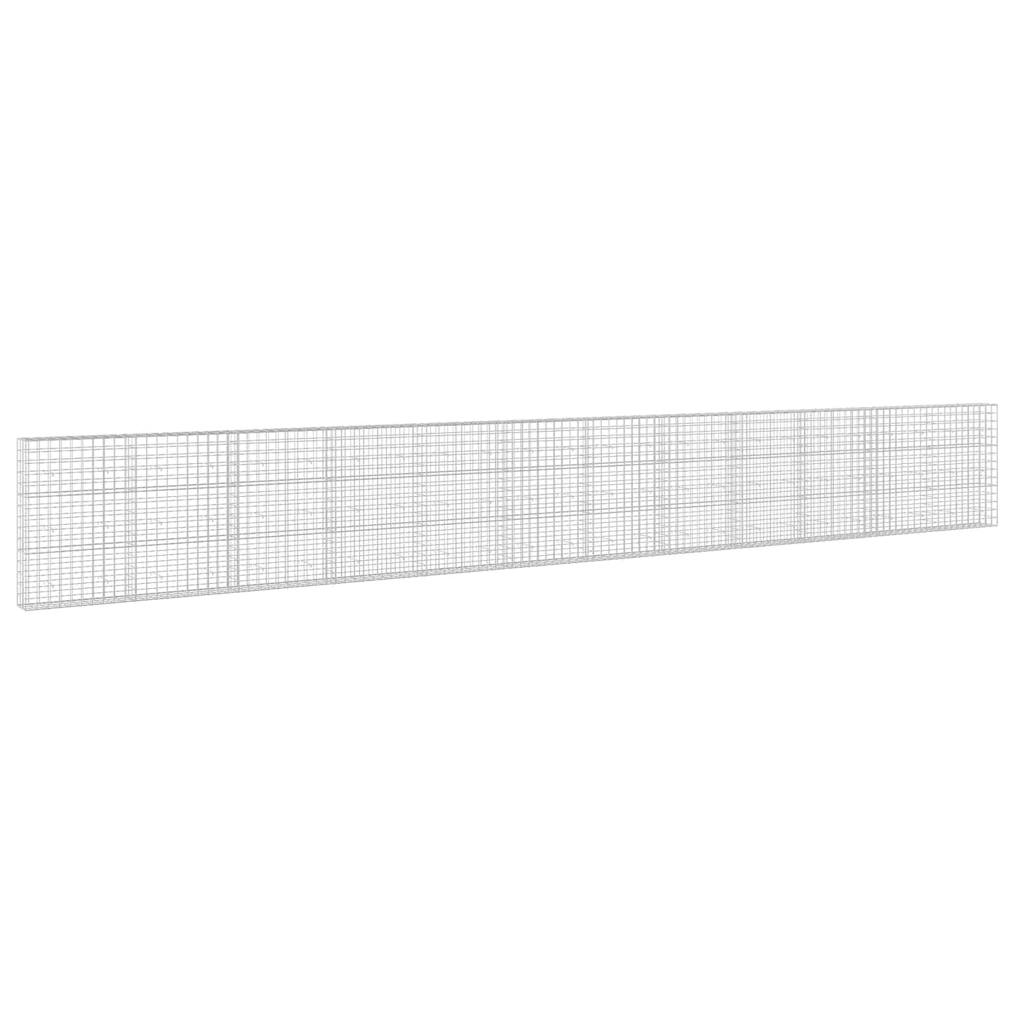 vidaXL Γκαμπιόν με σύρμα 3,5 mm και πλέγμα 10x10 cm 1200x30x150 εκ