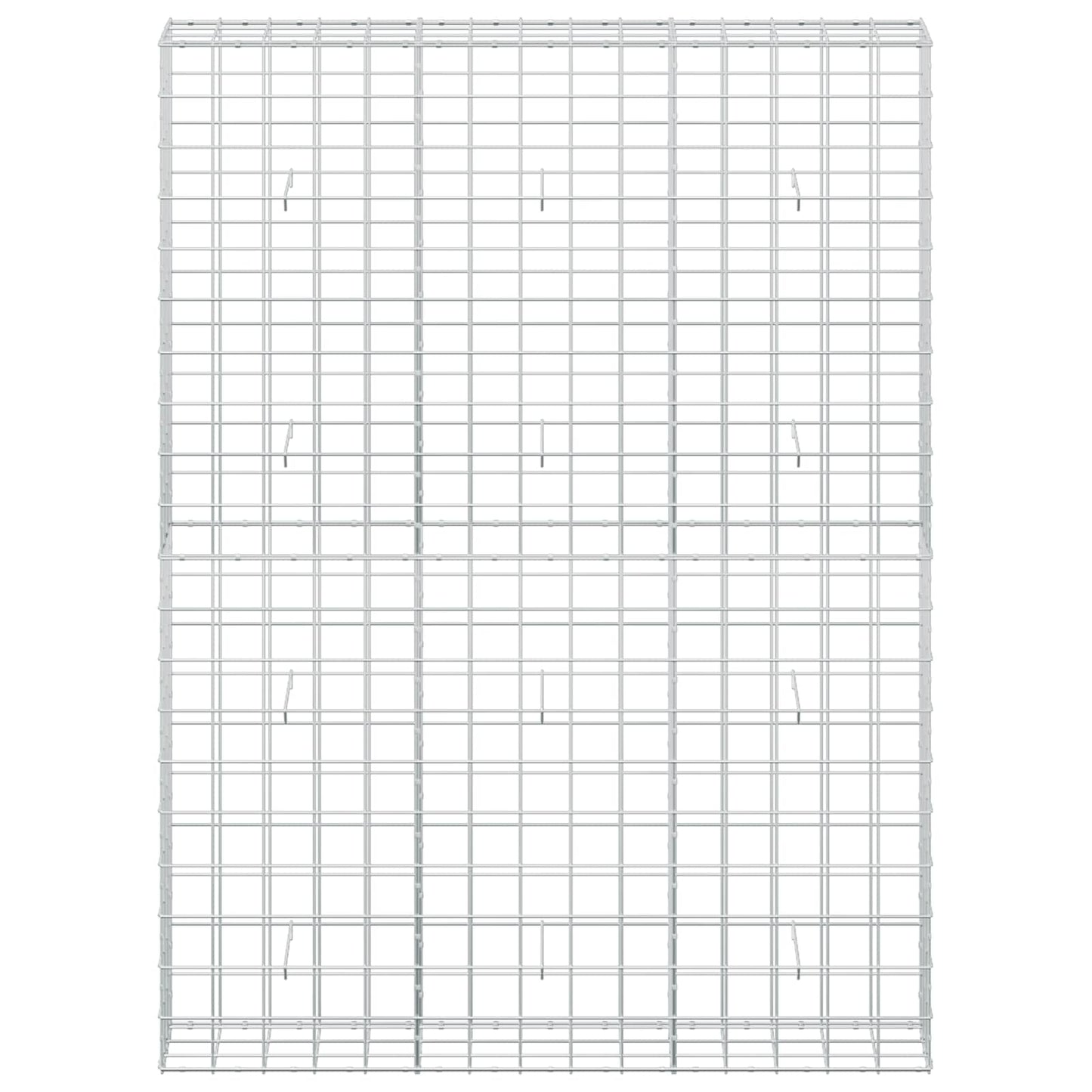 vidaXL Γκαμπιόν με σύρμα 3,5 mm και πλέγμα 10x10 cm 150x30x200 εκ