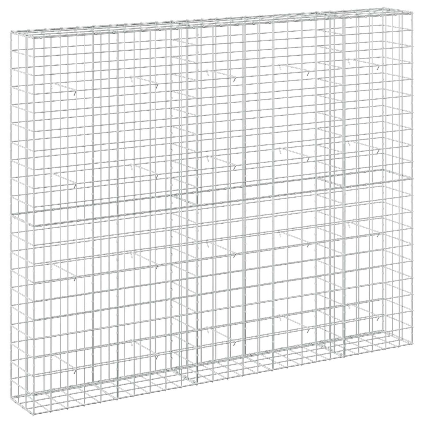 vidaXL Γκαμπιόν με σύρμα 3,5 mm και πλέγμα 10x10 cm 250x30x200 εκ.