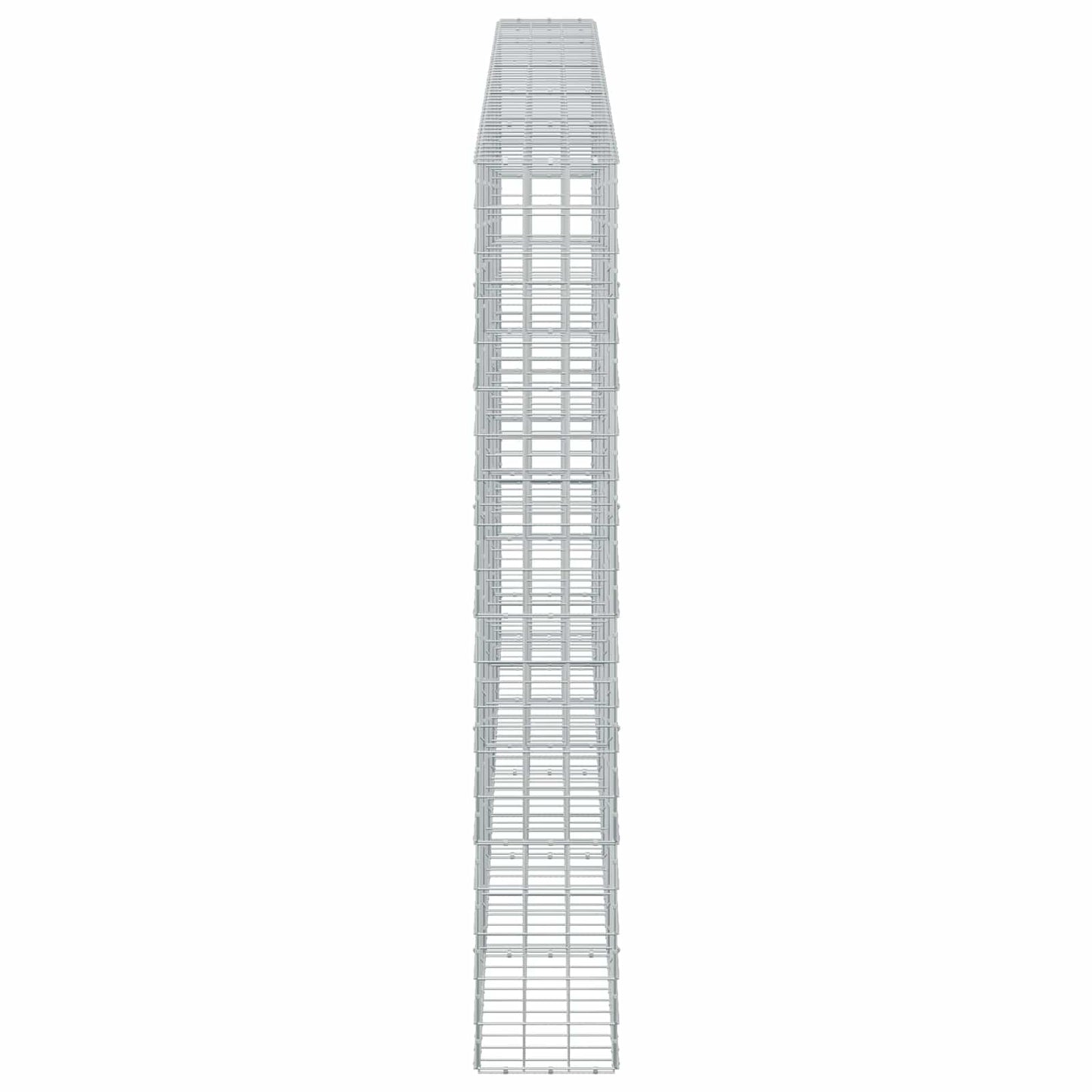 vidaXL Γκαμπιόν με σύρμα 3,5 mm και πλέγμα 10x10 cm 500x30x200 εκ