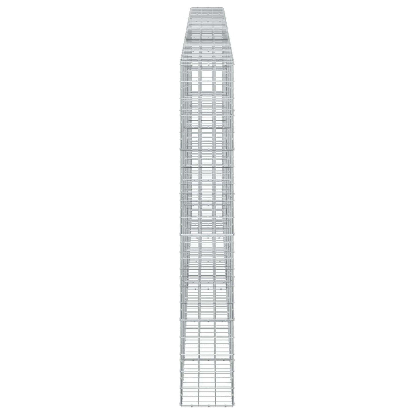 vidaXL Γκαμπιόν με σύρμα 3,5 mm και πλέγμα 10x10 cm 600x30x200 εκ