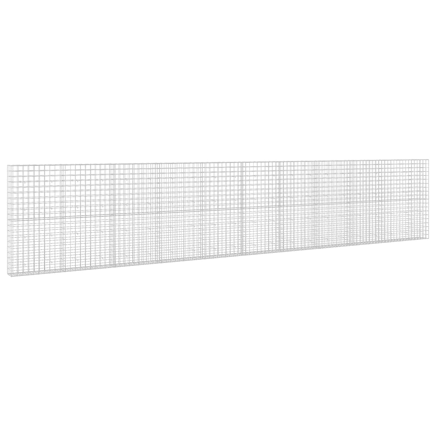 vidaXL Γκαμπιόν με σύρμα 3,5 mm και πλέγμα 10x10 cm 1050x30x200 εκ