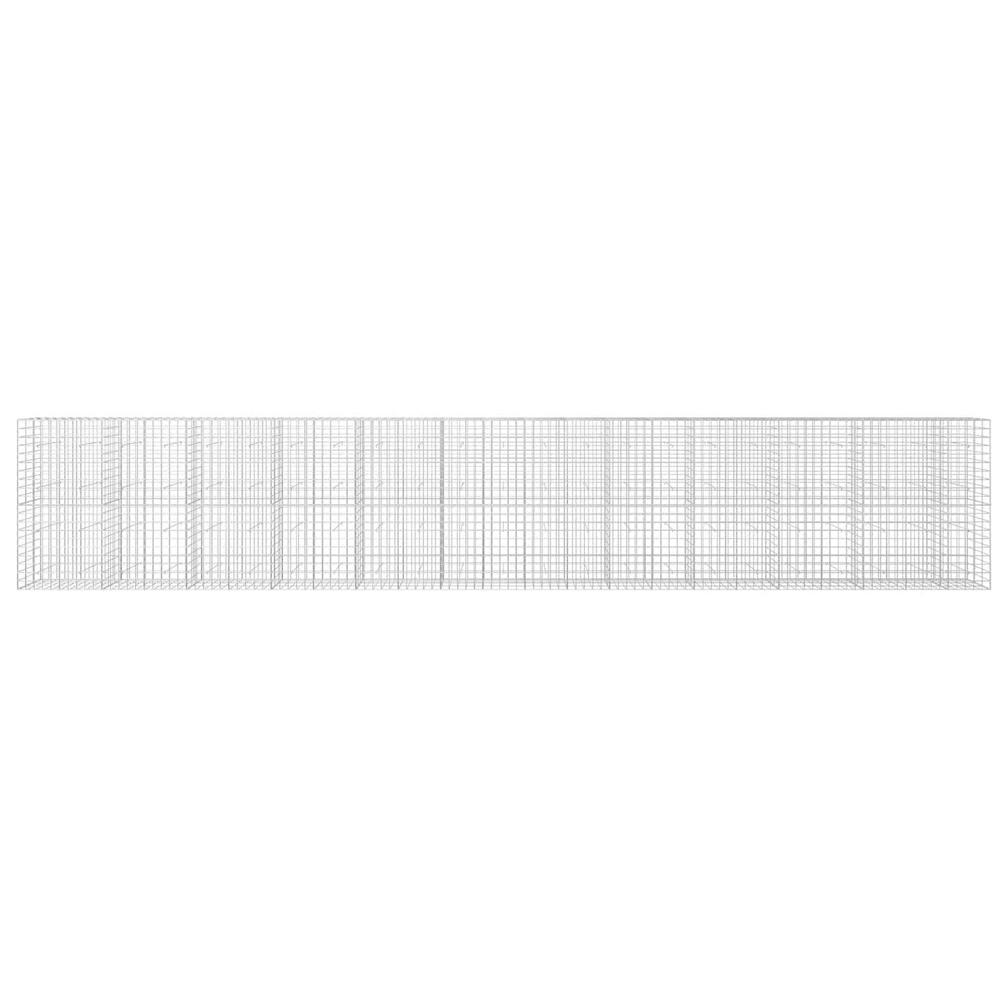 vidaXL Γκαμπιόν με σύρμα 3,5 mm και πλέγμα 10x10 cm 1150x30x200 εκ