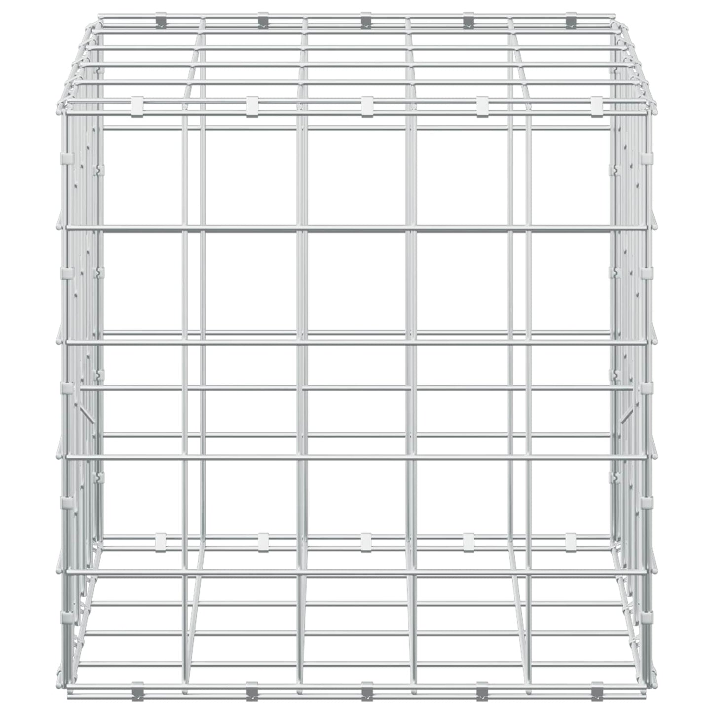 vidaXL Γκαμπιόν με σύρμα 3,5 mm και πλέγμα 10x10 cm 50x50x50 εκ.