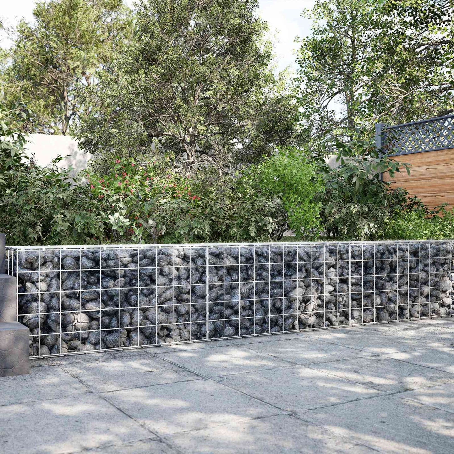 vidaXL Γκαμπιόν με σύρμα 3,5 mm και πλέγμα 10x10 cm 300x50x50 εκ