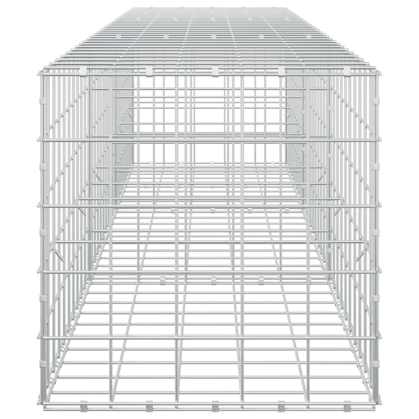 vidaXL Γκαμπιόν με σύρμα 3,5 mm και πλέγμα 10x10 cm 300x50x50 εκ