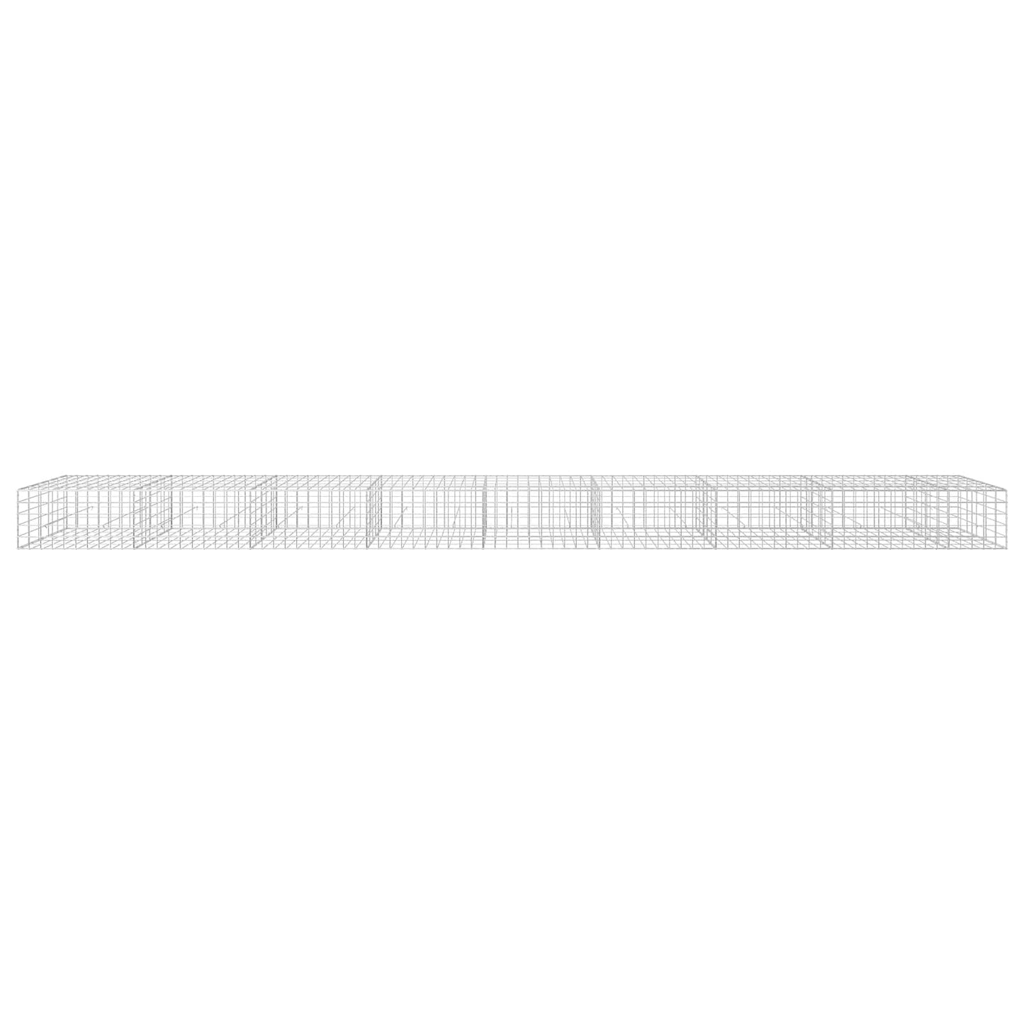vidaXL Γκαμπιόν με σύρμα 3,5 mm και πλέγμα 10x10 cm 850x50x50 εκ