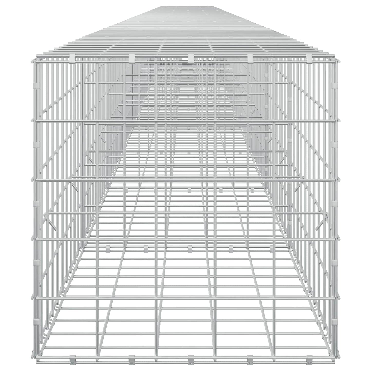 vidaXL Γκαμπιόν με σύρμα 3,5 mm και πλέγμα 10x10 cm 1050x50x50 εκ