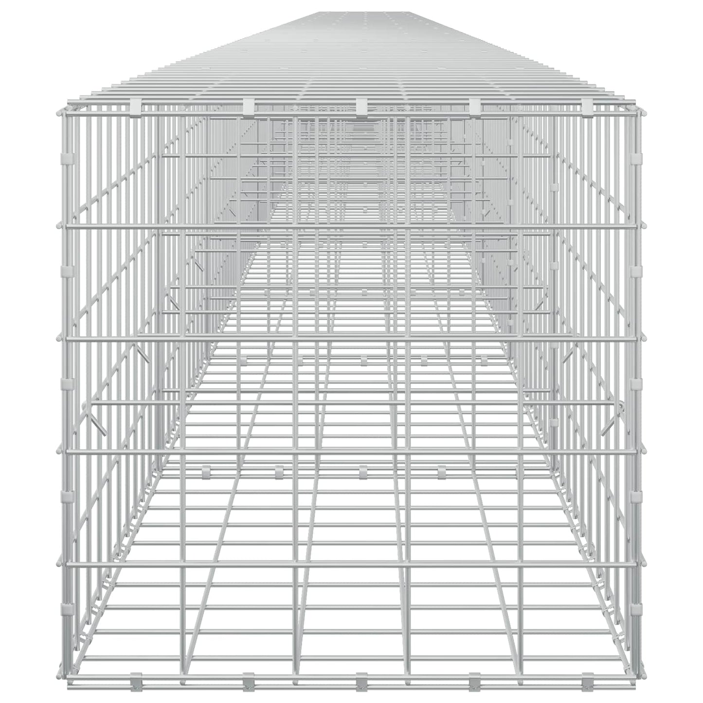 vidaXL Γκαμπιόν με σύρμα 3,5 mm και πλέγμα 10x10 cm 1200x50x50 εκ