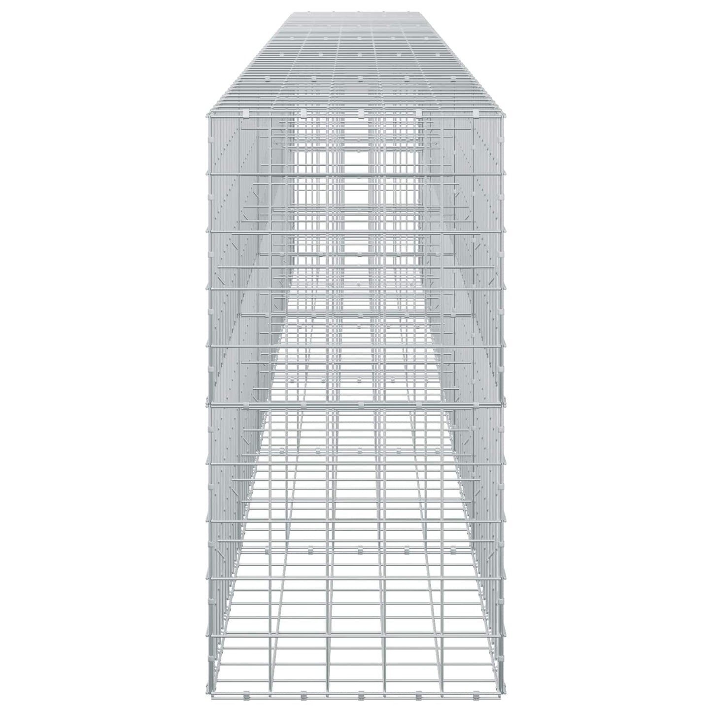 vidaXL Γκαμπιόν με σύρμα 3,5 mm και πλέγμα 10x10 cm 550x50x100 εκ