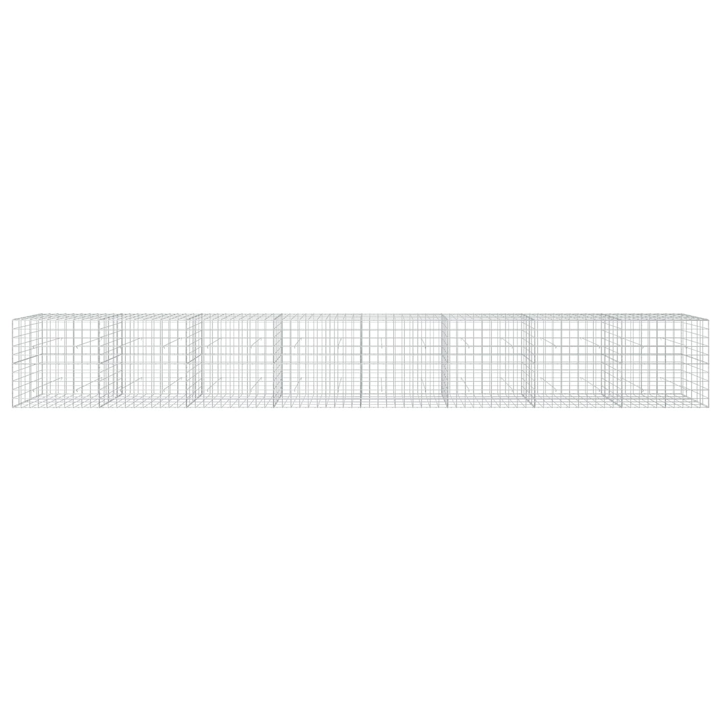vidaXL Γκαμπιόν με σύρμα 3,5 mm και πλέγμα 10x10 cm 800x50x100 εκ