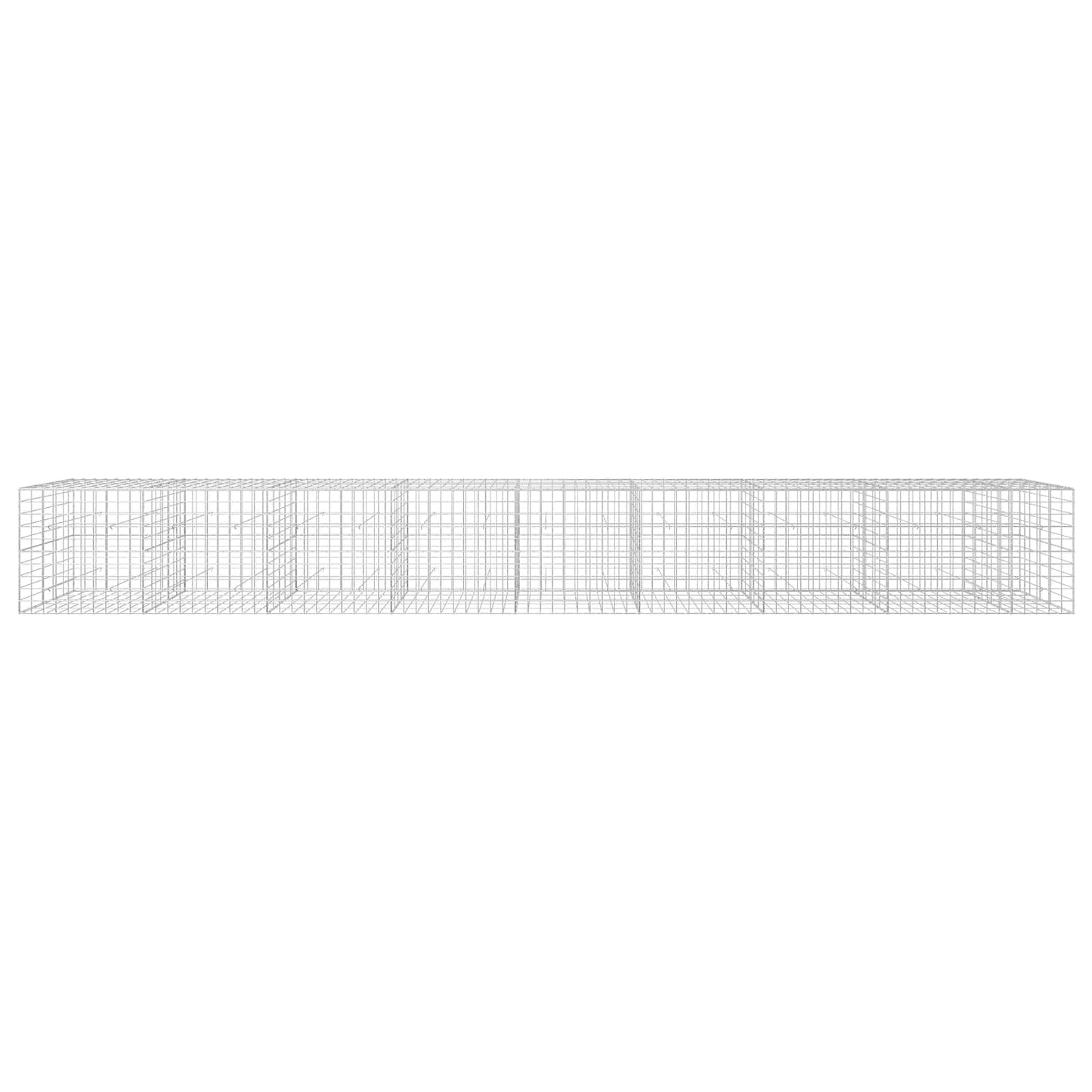vidaXL Γκαμπιόν με σύρμα 3,5 mm και πλέγμα 10x10 cm 850x50x100 εκ