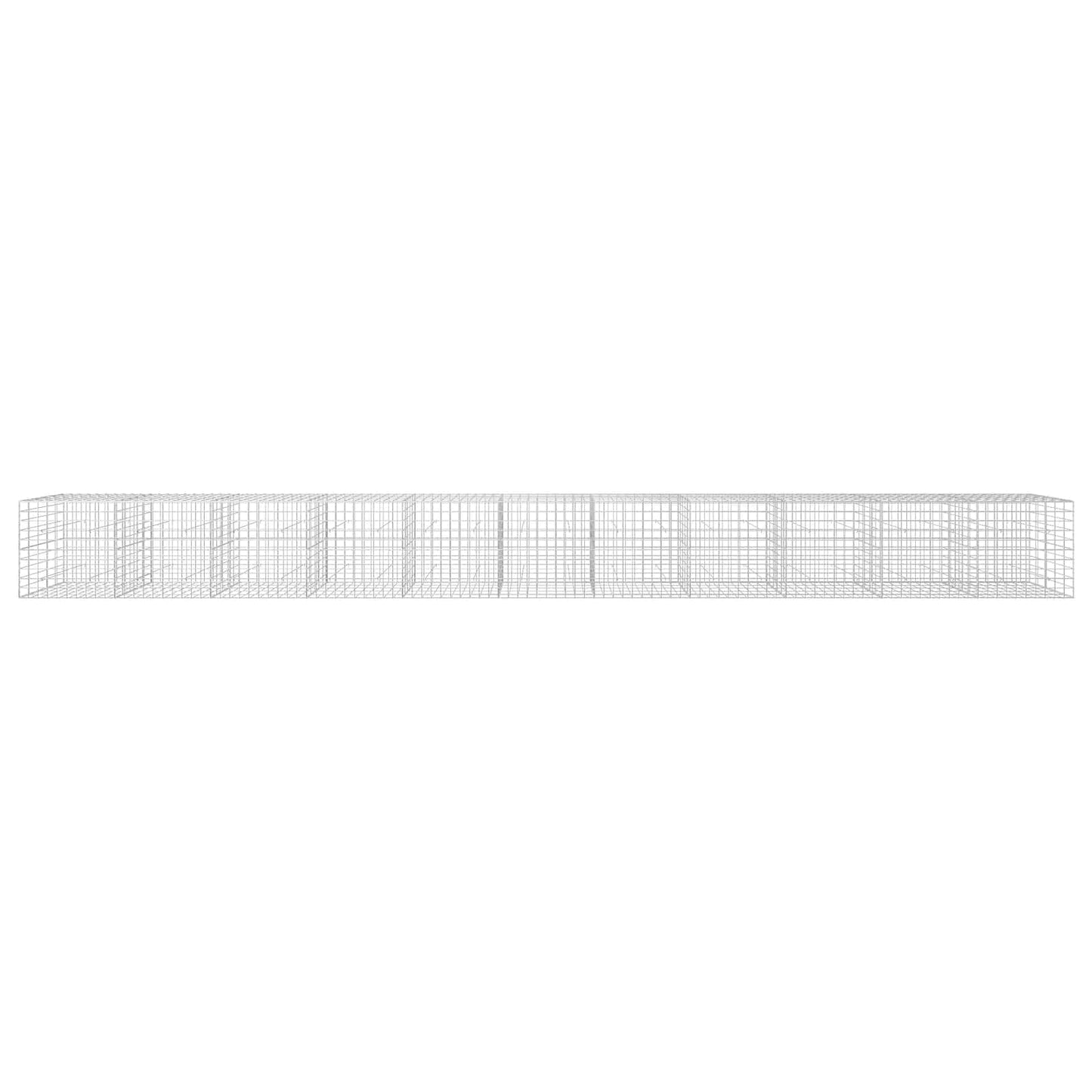 vidaXL Γκαμπιόν με σύρμα 3,5 mm και πλέγμα 10x10 cm 1100x50x100 εκ.