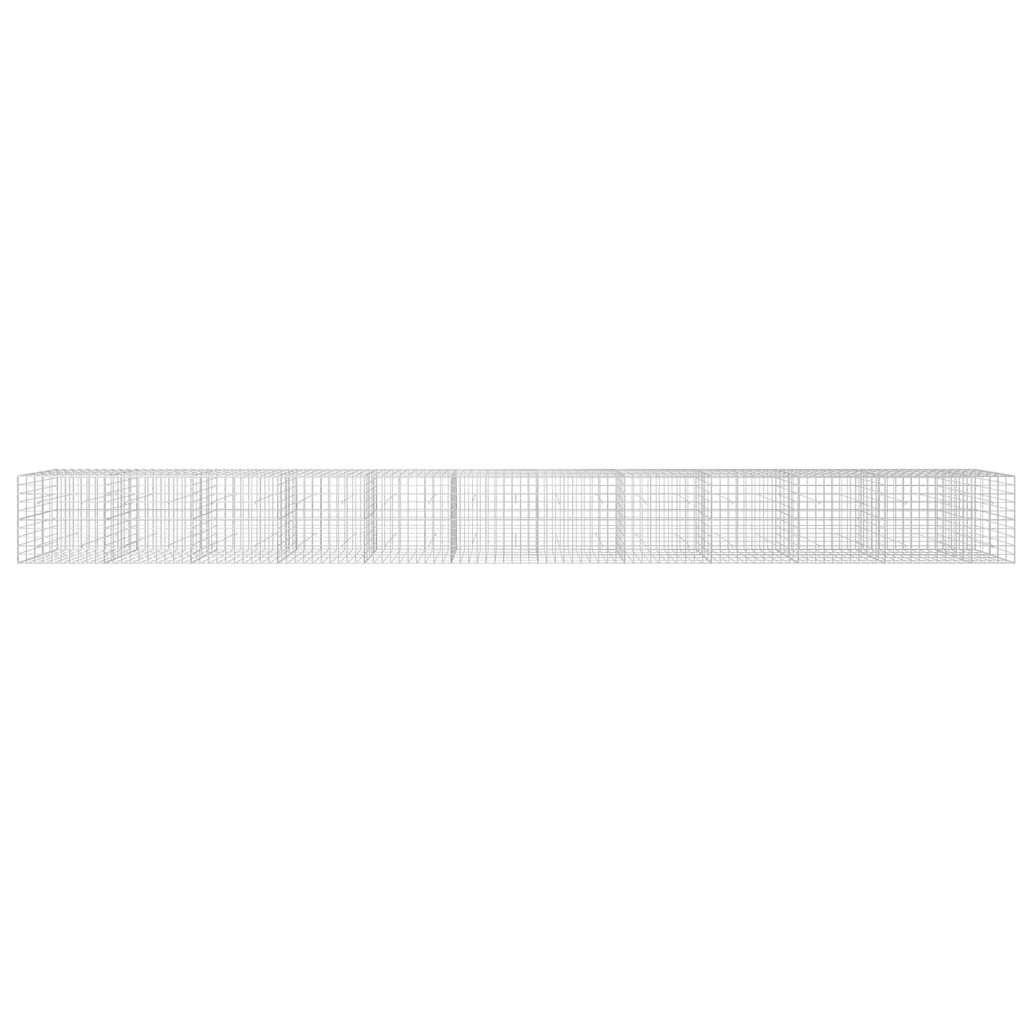 vidaXL Γκαμπιόν με σύρμα 3,5 mm και πλέγμα 10x10 cm 1150x50x100 εκ