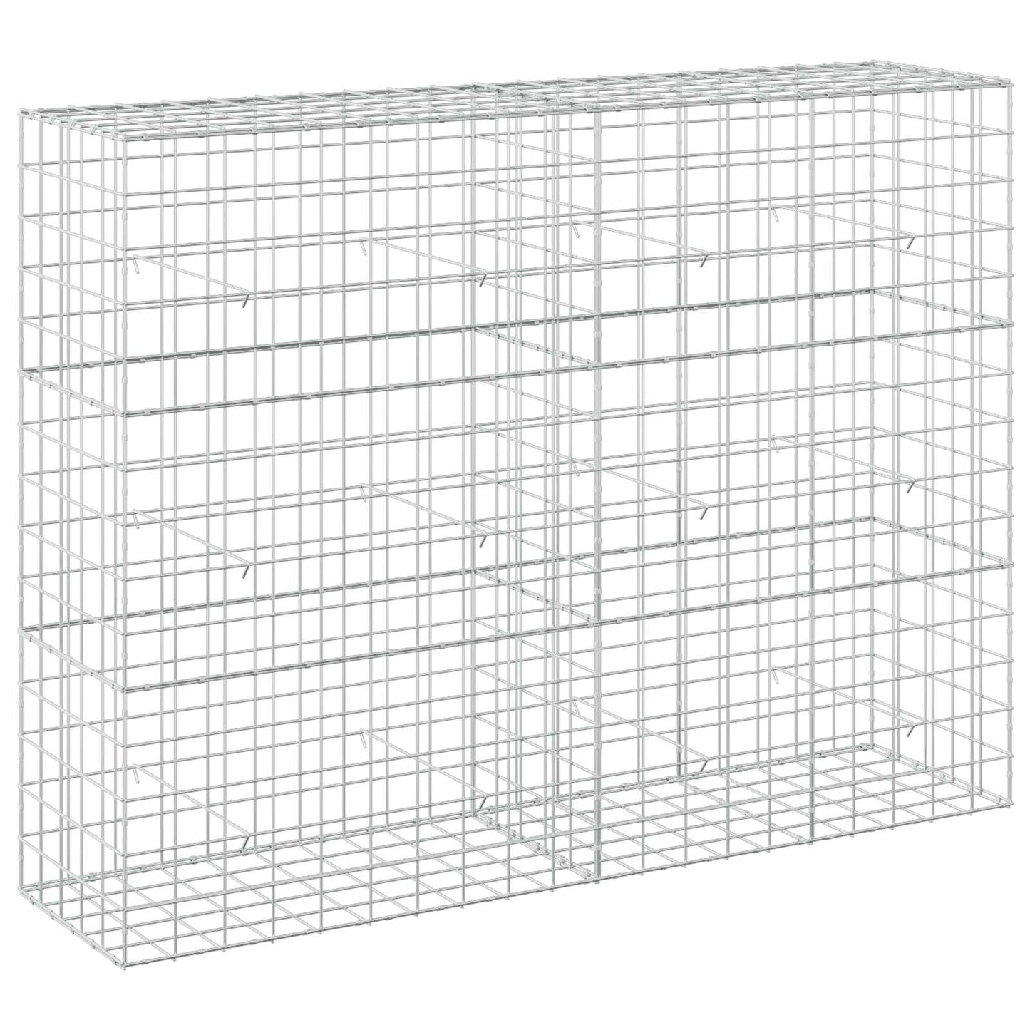 vidaXL Γκαμπιόν με σύρμα 3,5 mm και πλέγμα 10x10 cm 200x50x150 εκ
