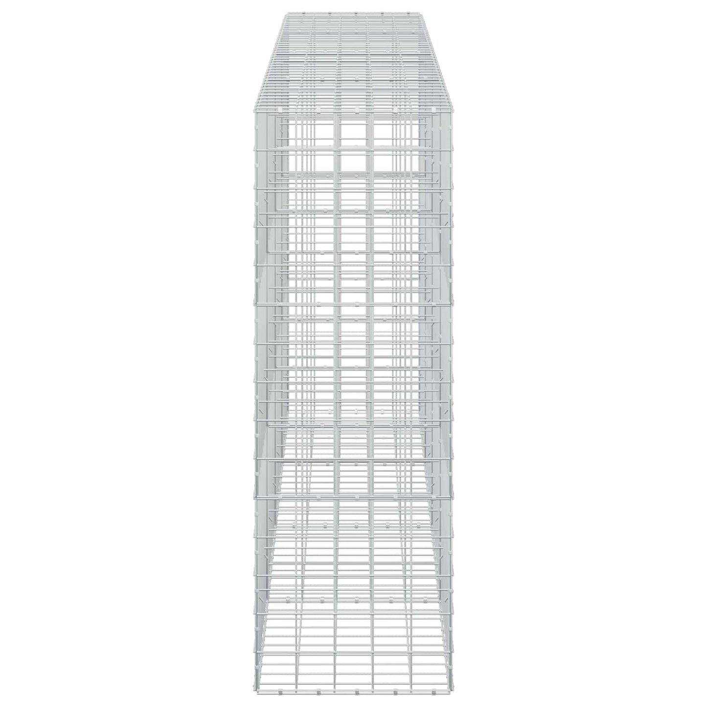 vidaXL Γκαμπιόν με σύρμα 3,5 mm και πλέγμα 10x10 cm 400x50x150 εκ