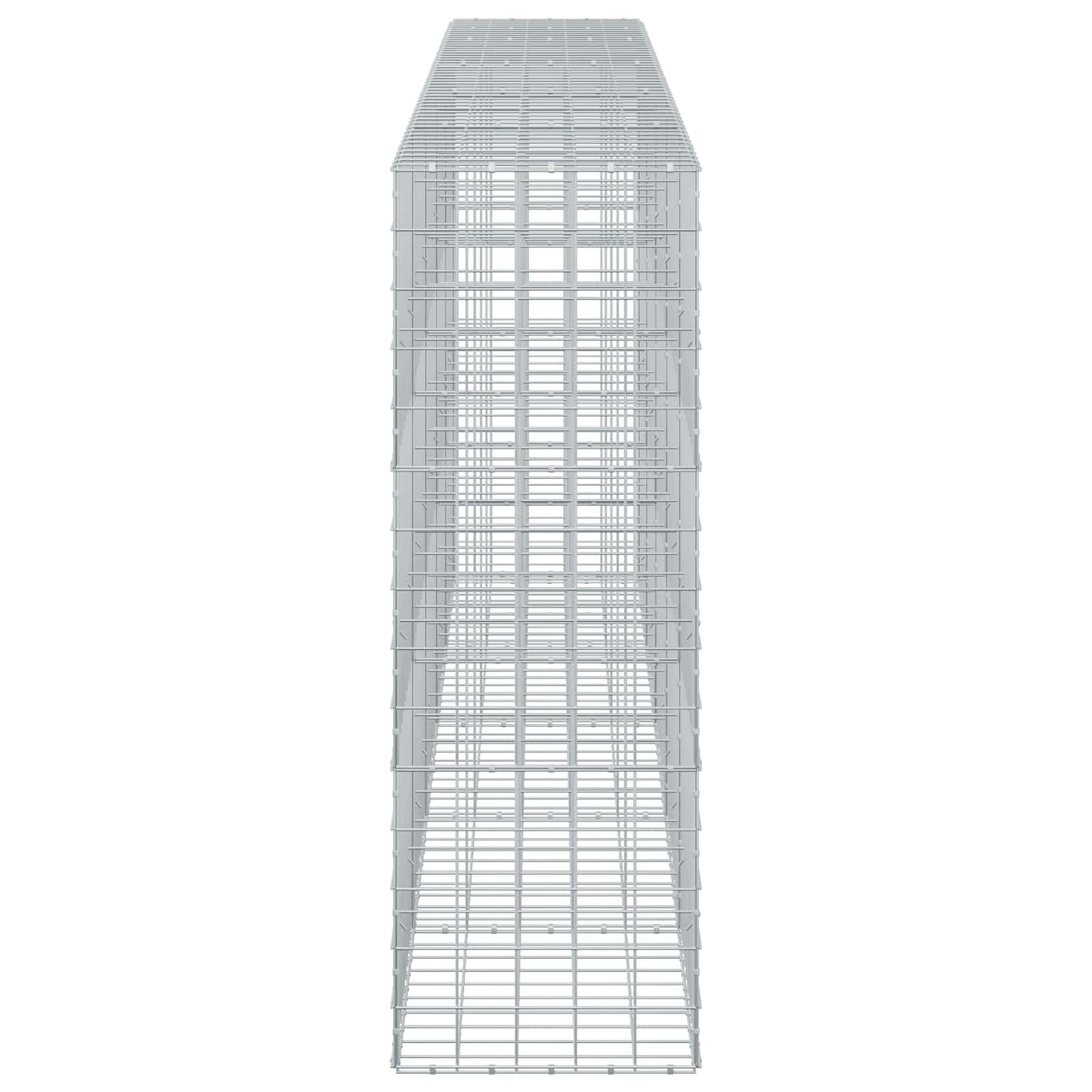 vidaXL Γκαμπιόν με σύρμα 3,5 mm και πλέγμα 10x10 cm 500x50x150 εκ
