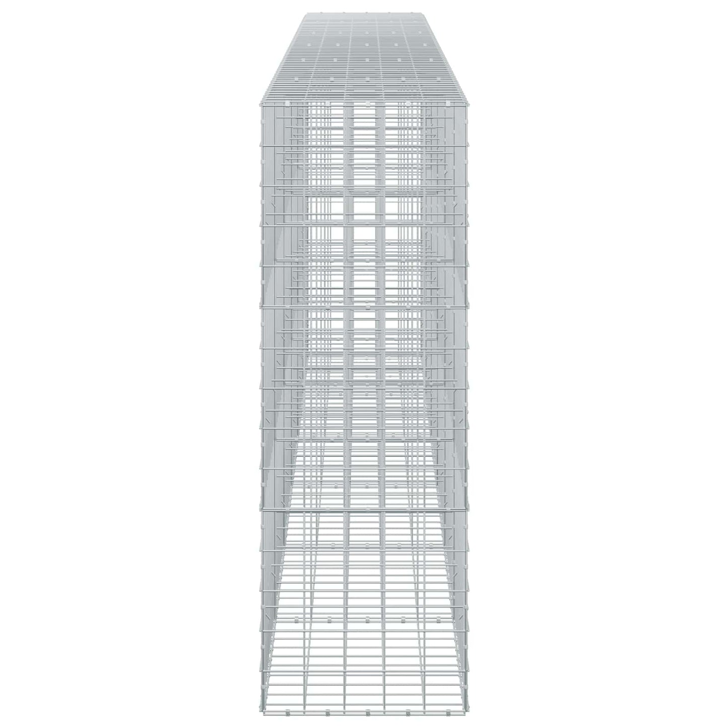 vidaXL Γκαμπιόν με σύρμα 3,5 mm και πλέγμα 10x10 cm 600x50x150 εκ