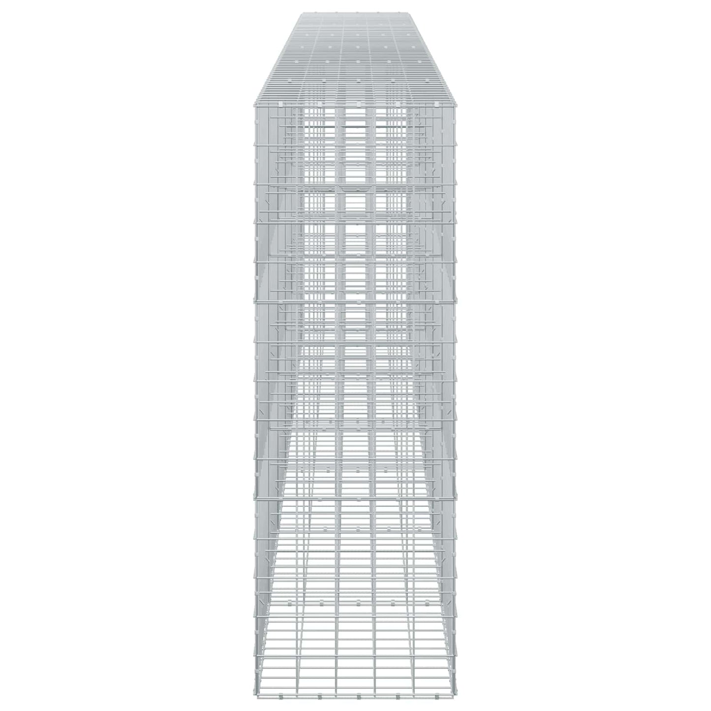 vidaXL Γκαμπιόν με σύρμα 3,5 mm και πλέγμα 10x10 cm 650x50x150 εκ
