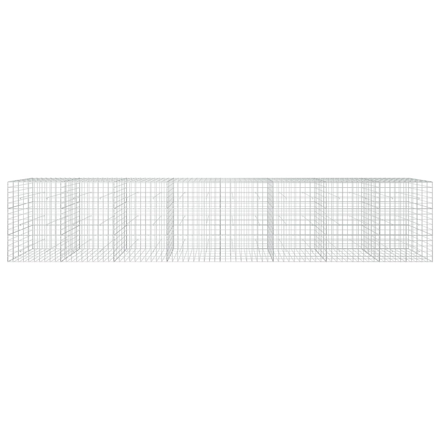 vidaXL Γκαμπιόν με σύρμα 3,5 mm και πλέγμα 10x10 cm 800x50x150 εκ.