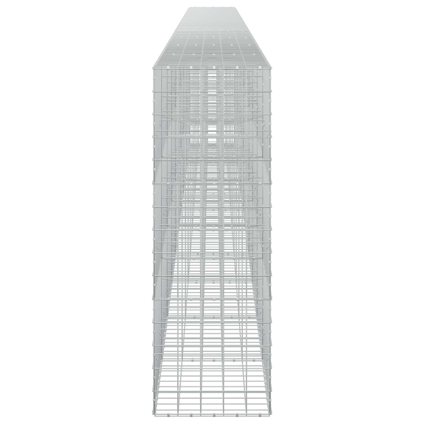 vidaXL Γκαμπιόν με σύρμα 3,5 mm και πλέγμα 10x10 cm 1100x50x150 εκ