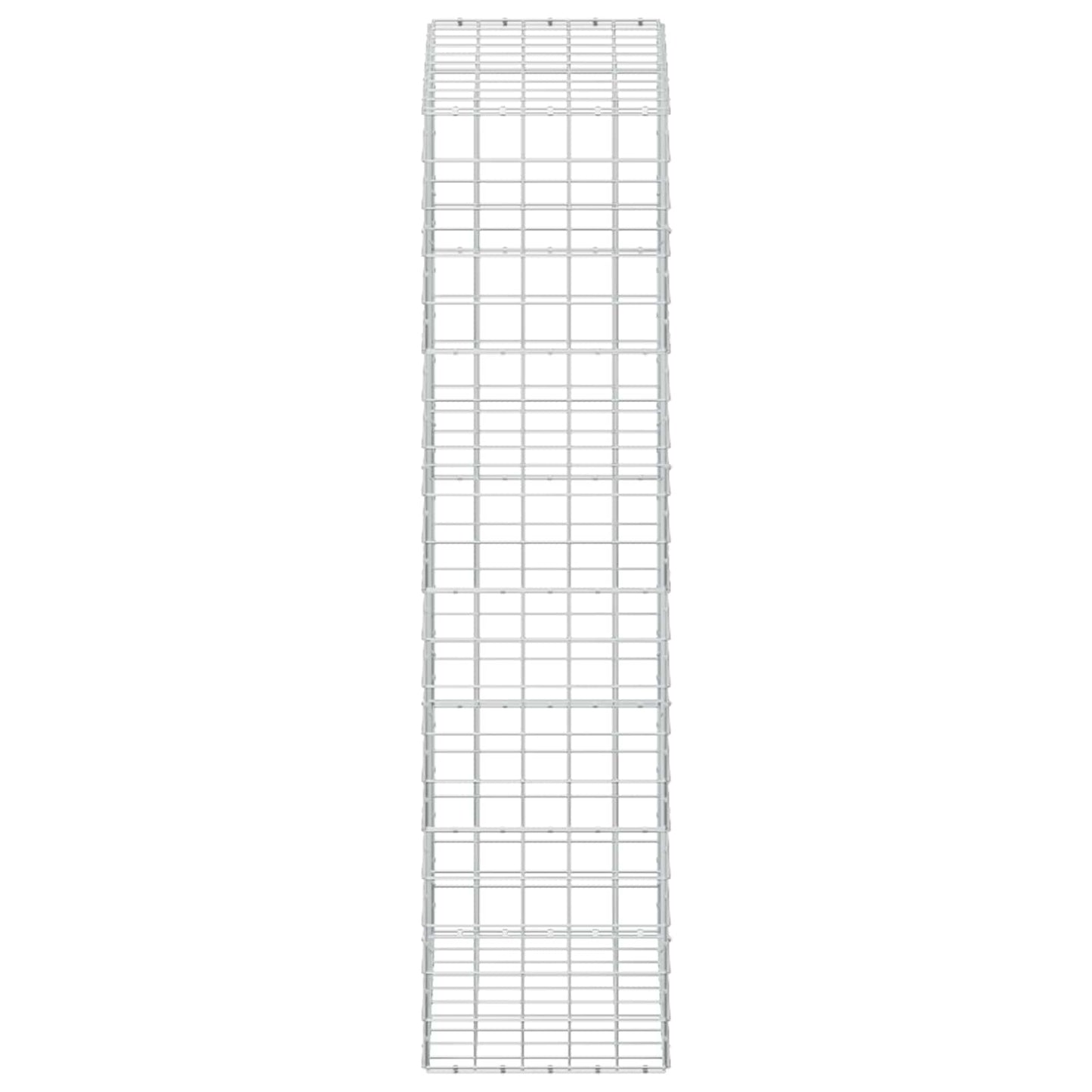 vidaXL Γκαμπιόν με σύρμα 3,5 mm και πλέγμα 10x10 cm 100x50x200 cm