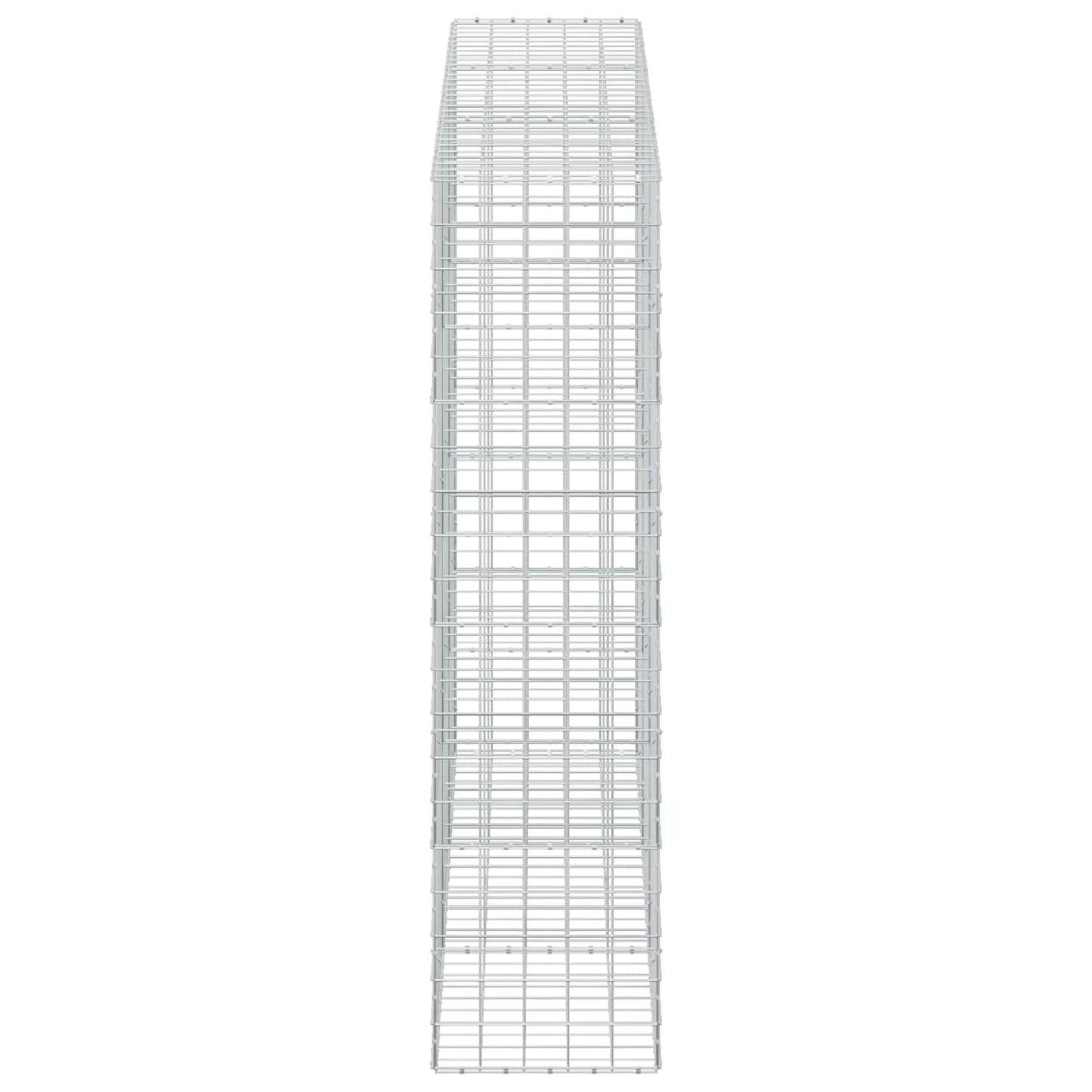 vidaXL Γκαμπιόν με σύρμα 3,5 mm και πλέγμα 10x10 cm 300x50x200 εκ