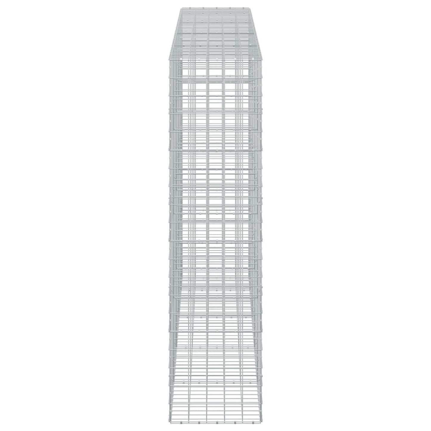 vidaXL Γκαμπιόν με σύρμα 3,5 mm και πλέγμα 10x10 cm 450x50x200 εκ