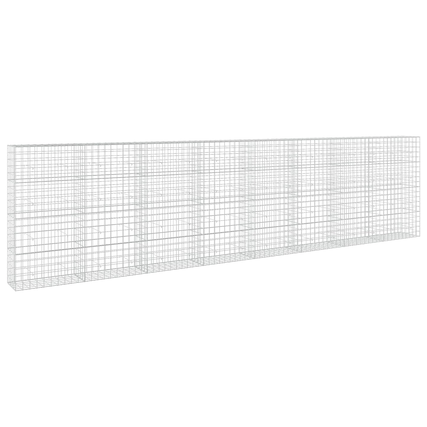 vidaXL Γκαμπιόν με σύρμα 3,5 mm και πλέγμα 10x10 cm 800x50x200 εκ