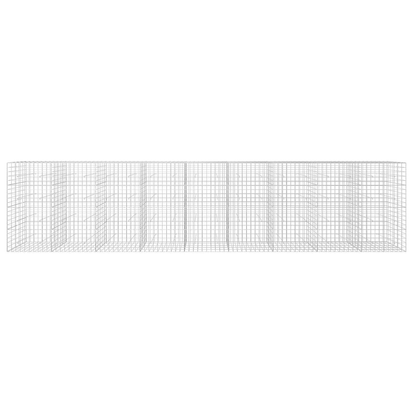 vidaXL Γκαμπιόν με σύρμα 3,5 mm και πλέγμα 10x10 cm 900x50x200 εκ