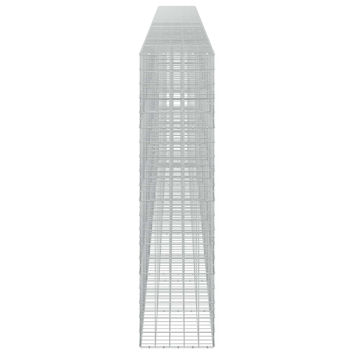 vidaXL Γκαμπιόν με σύρμα 3,5 mm και πλέγμα 10x10 cm 1000x50x200 εκ