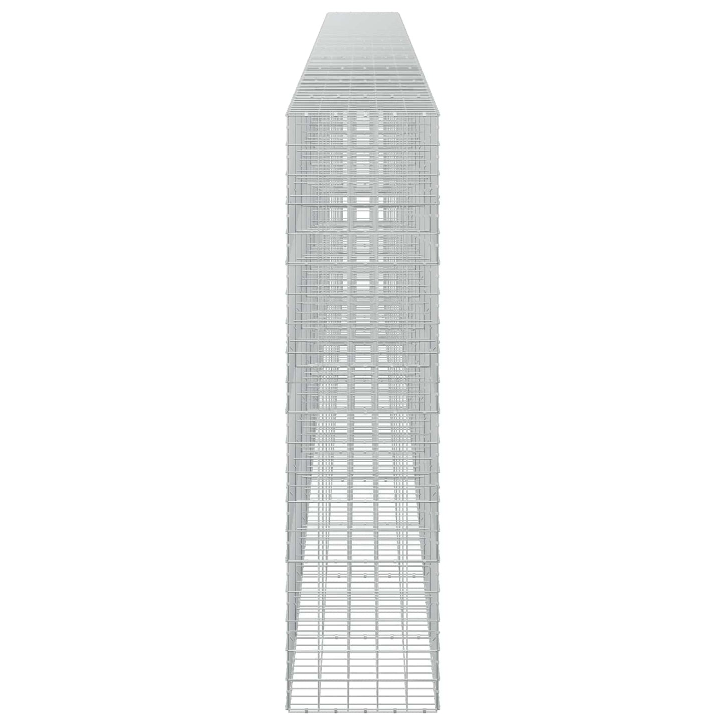 vidaXL Γκαμπιόν με σύρμα 3,5 mm και πλέγμα 10x10 cm 1100x50x200 εκ