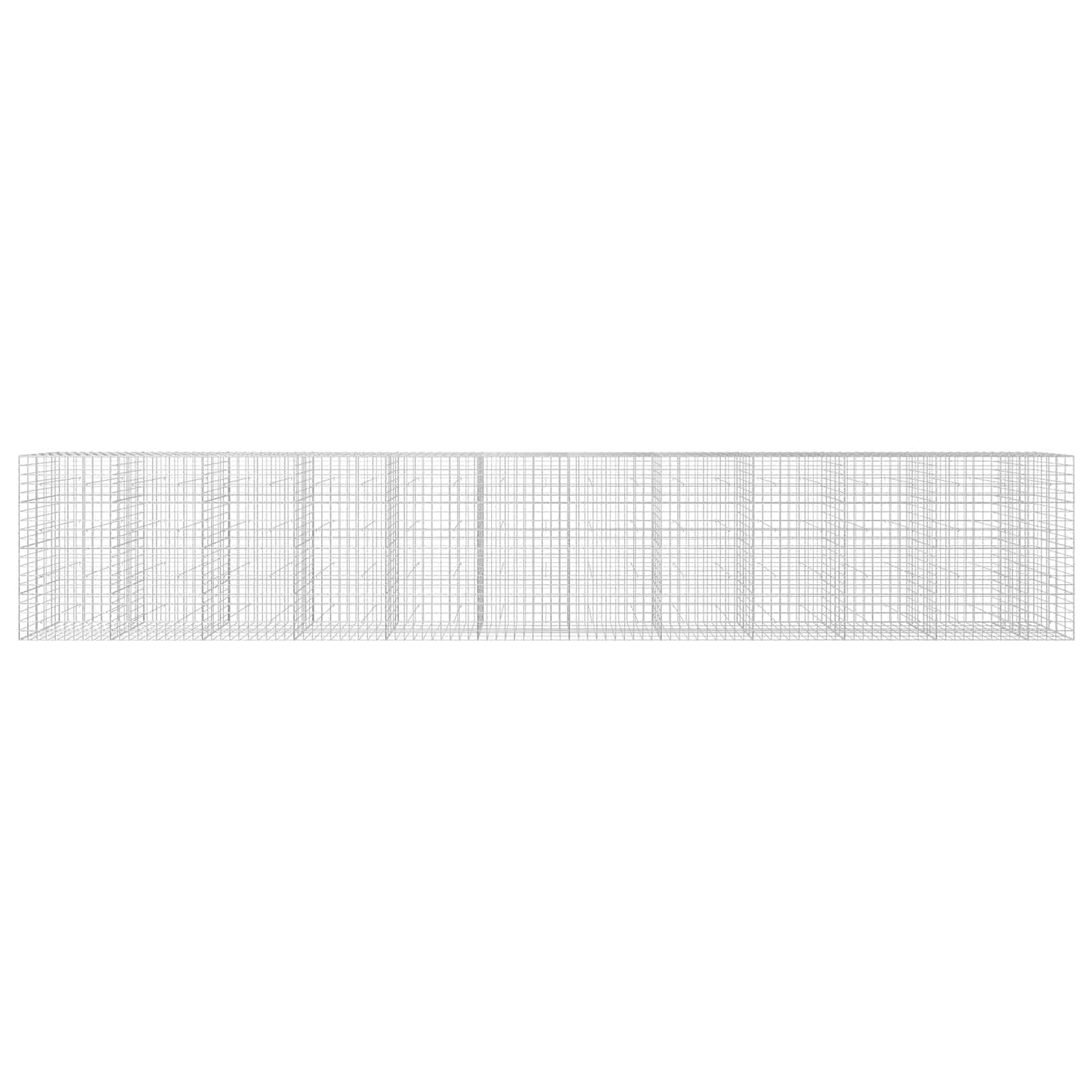 vidaXL Γκαμπιόν με σύρμα 3,5 mm και πλέγμα 10x10 cm 1150x50x200 εκ