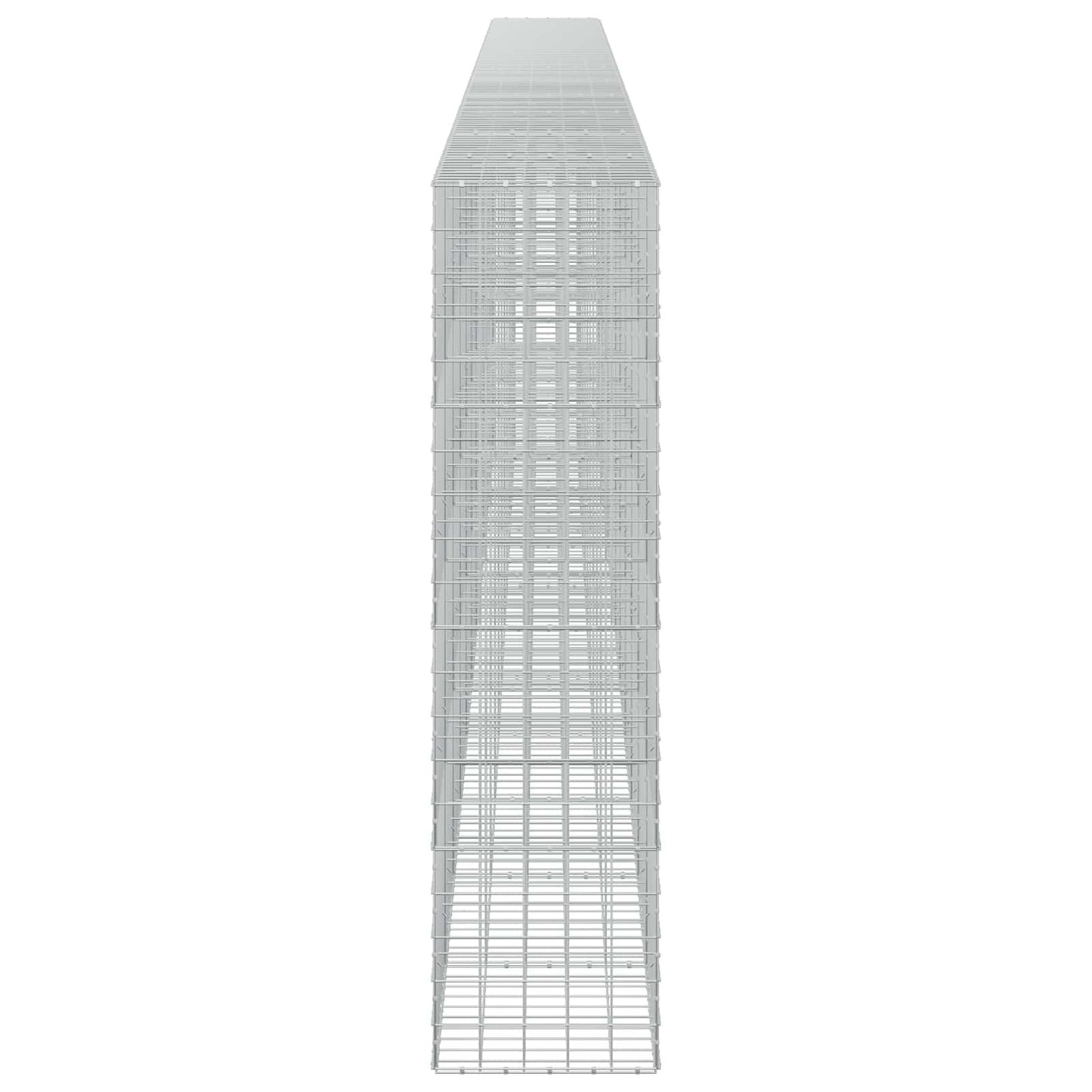 vidaXL Γκαμπιόν με σύρμα 3,5 mm και πλέγμα 10x10 cm 1150x50x200 εκ