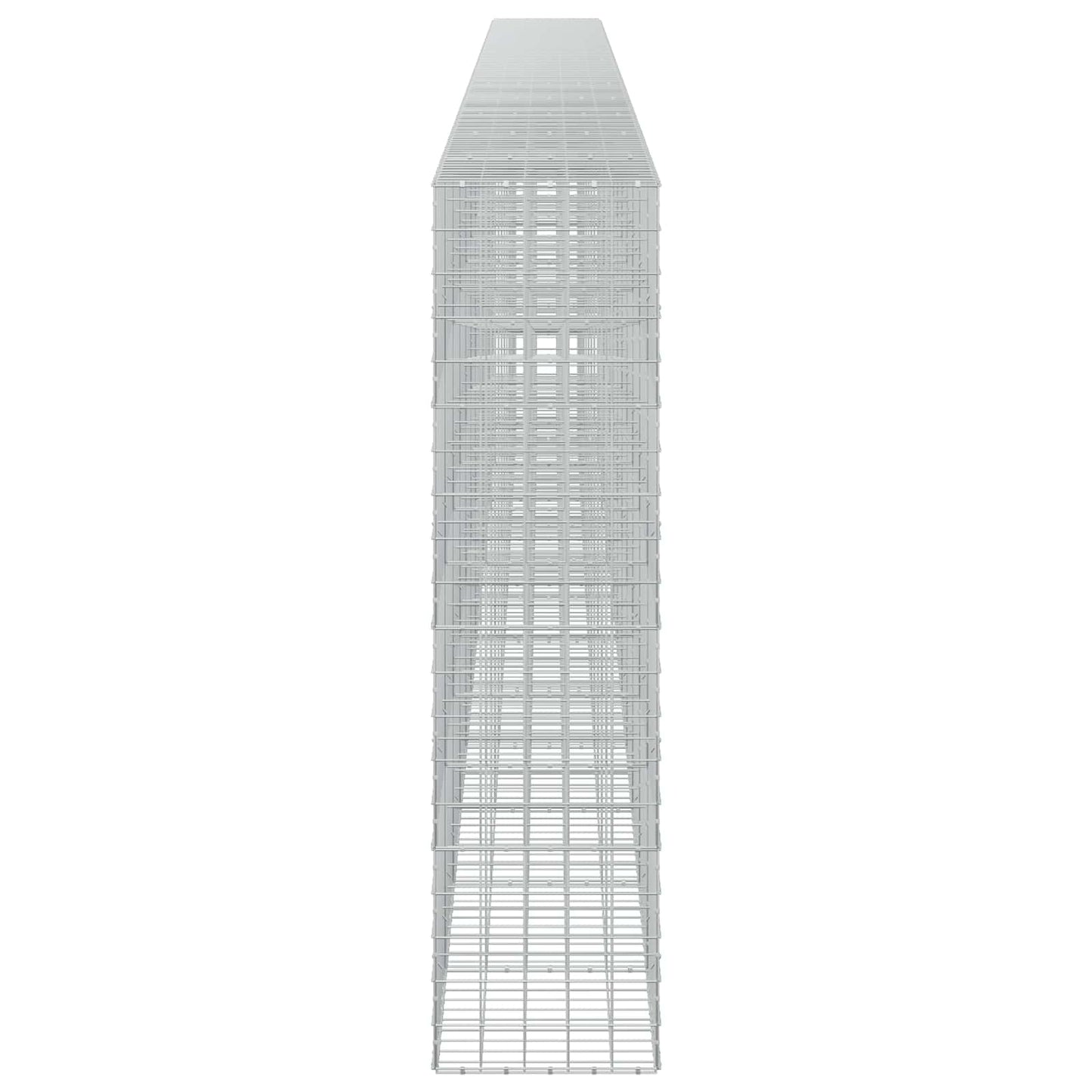 vidaXL Γκαμπιόν με σύρμα 3,5 mm και πλέγμα 10x10 cm 1200x50x200 εκ