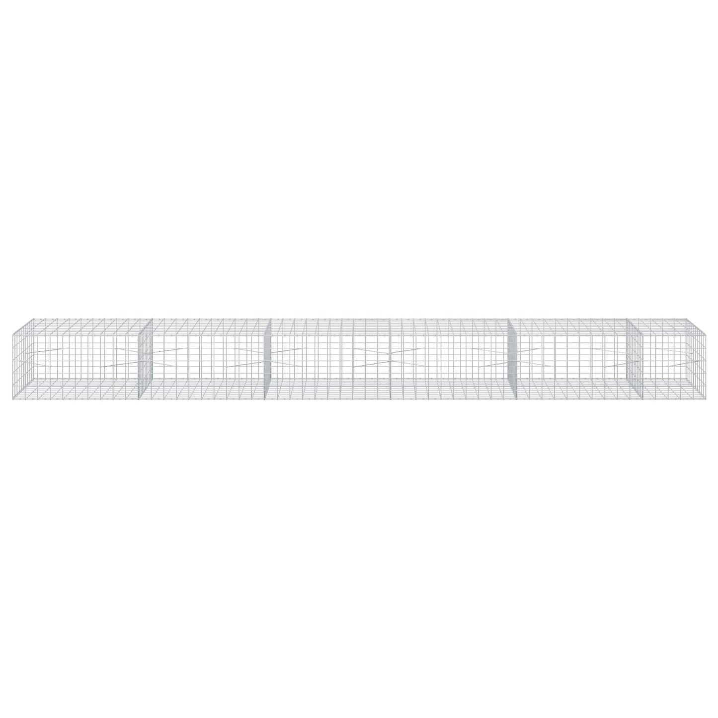 vidaXL Γκαμπιόν με σύρμα 3,5 mm και πλέγμα 10x10 cm 550x100x50 εκ