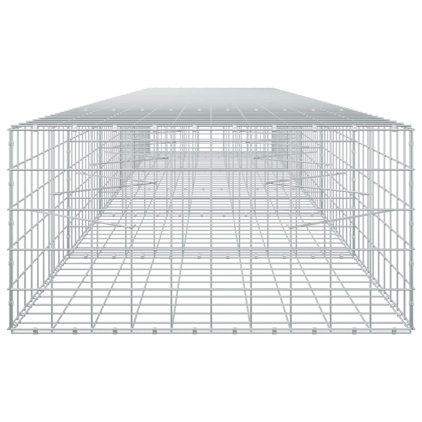 vidaXL Γκαμπιόν με σύρμα 3,5 mm και πλέγμα 10x10 cm 550x100x50 εκ