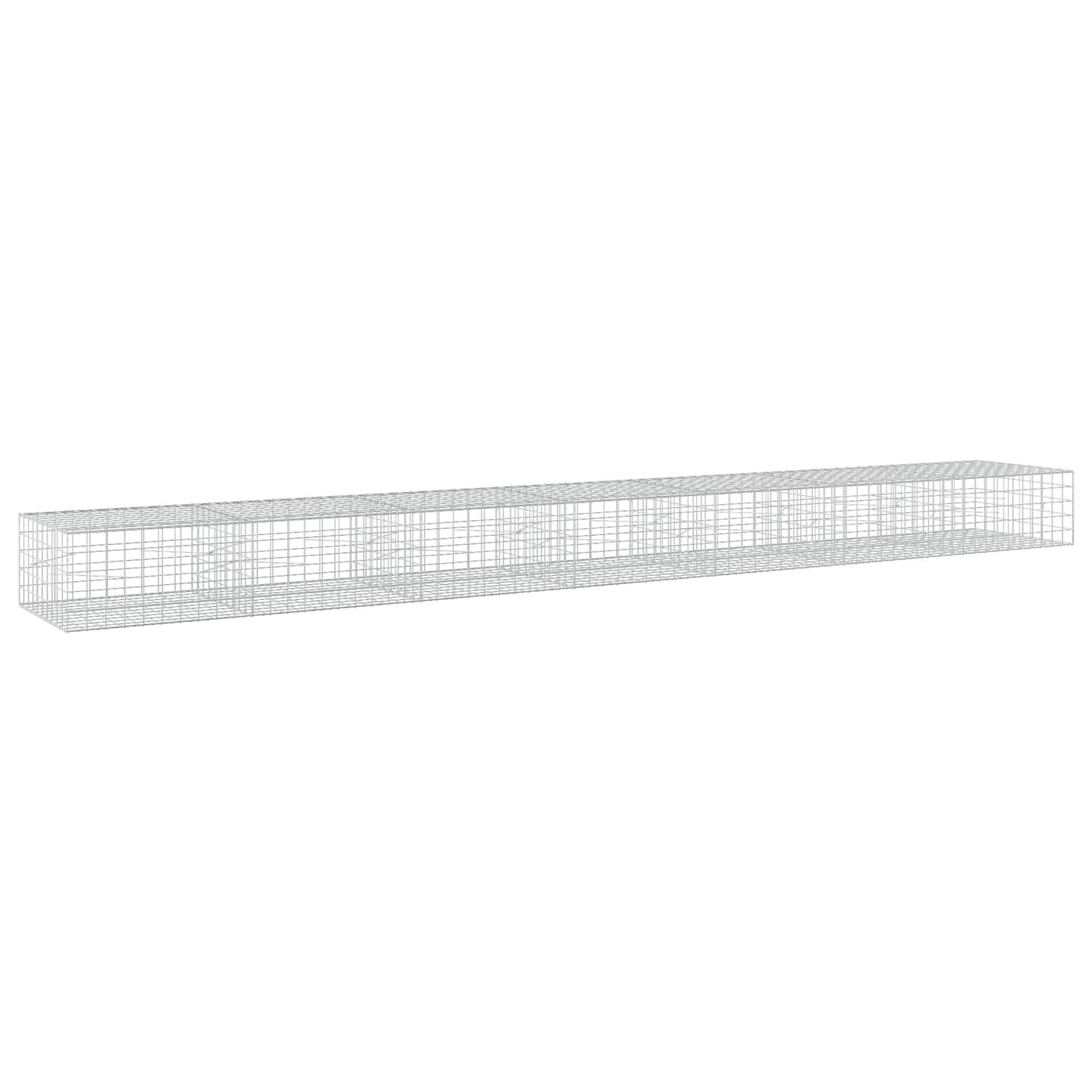 vidaXL Γκαμπιόν με σύρμα 3,5 mm και πλέγμα 10x10 cm 700x100x50 εκ.