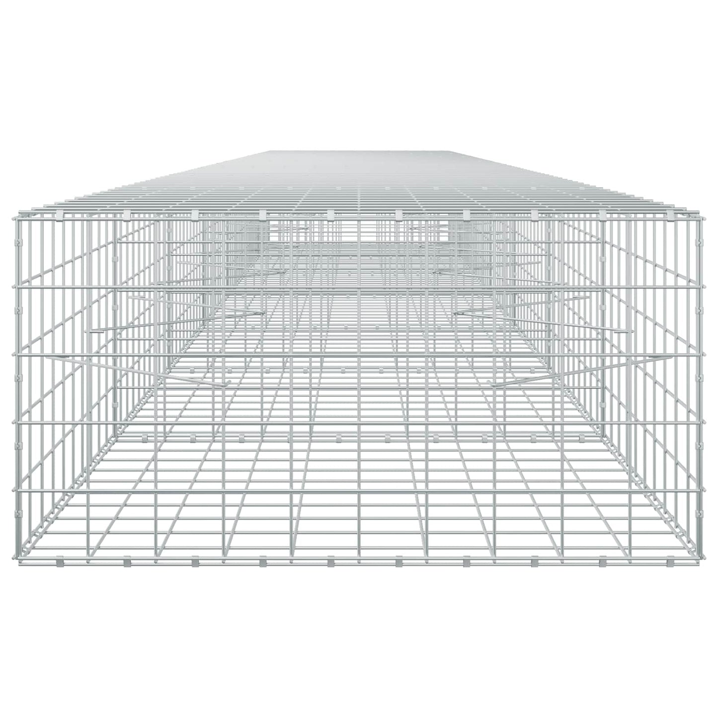 vidaXL Γκαμπιόν με σύρμα 3,5 mm και πλέγμα 10x10 cm 700x100x50 εκ.