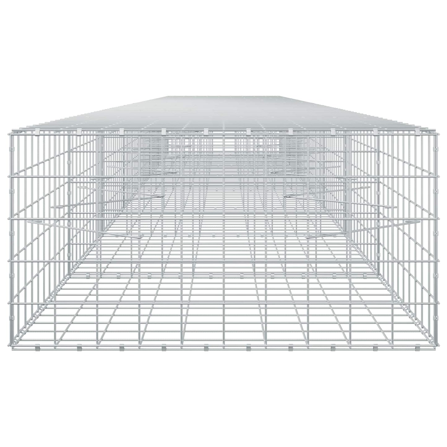 vidaXL Γκαμπιόν με σύρμα 3,5 mm και πλέγμα 10x10 cm 750x100x50 εκ